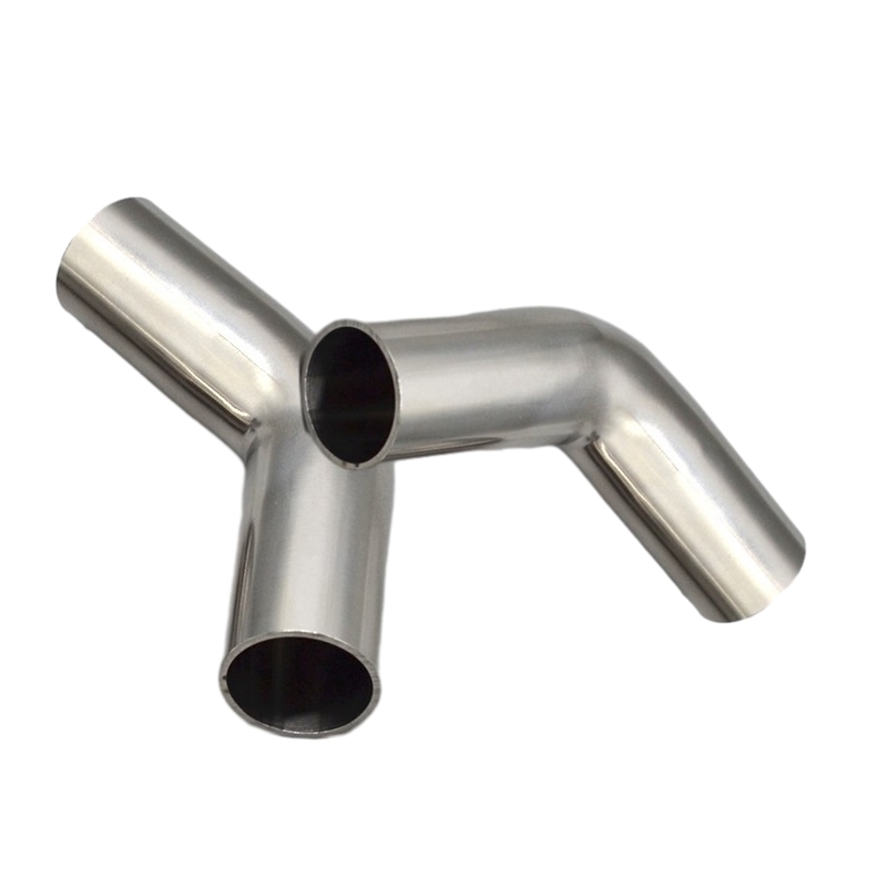 Matkvalitet høy presisjon rustfritt stål 45 ° lang radiusrør bøyer