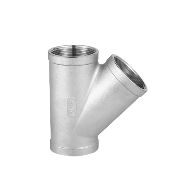 Presisjonsstøping rustfritt stål lateral tee antikorrosjonsrørmontering